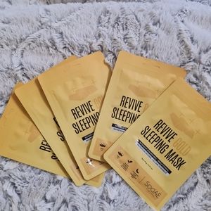 Pack of 5 Soo AE Revive Gold Sleeping Masks